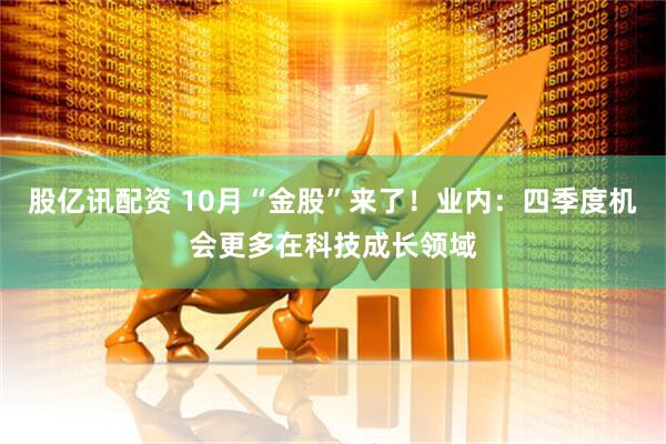 股亿讯配资 10月“金股”来了！业内：四季度机会更多在科技成长领域